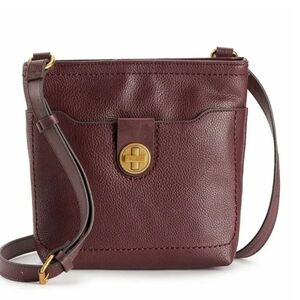 Rosetti Hailey Mini Crossbody Bag Purse Merlot Burgundy Pebbled Vegan Leather